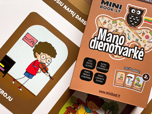 Kaip padėti vaikui laikytis dienotvarkės? Išbandykite dienotvarkės korteles!