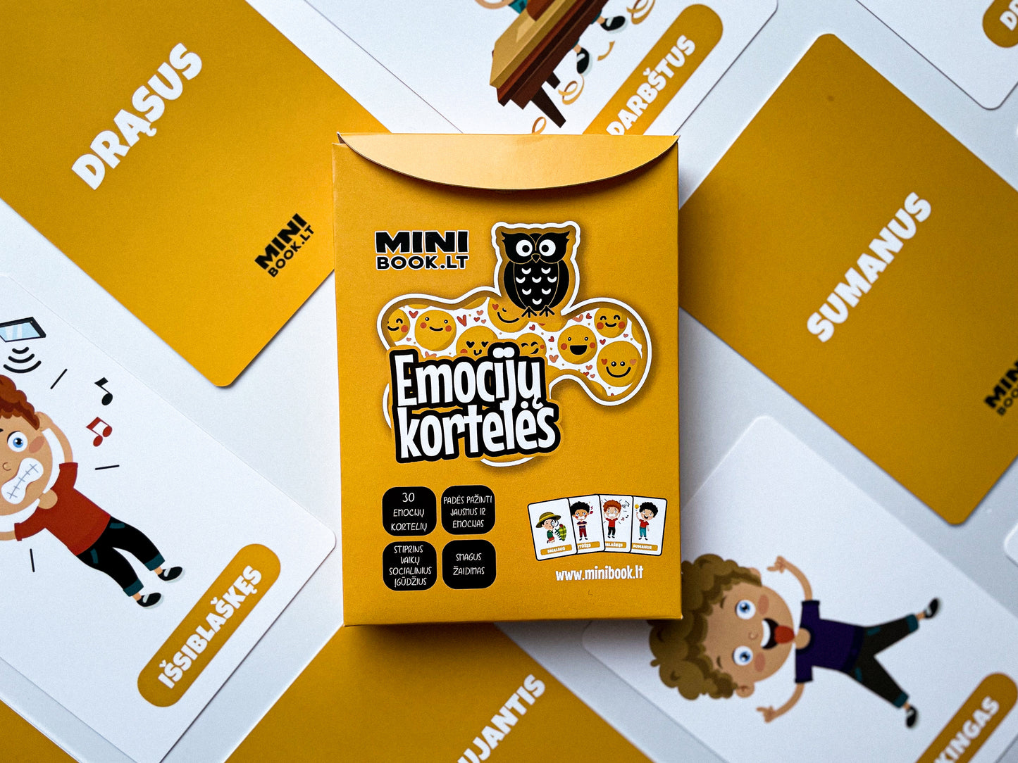 Lavinamosios EMOCIJŲ ir JAUSMŲ kortelės
