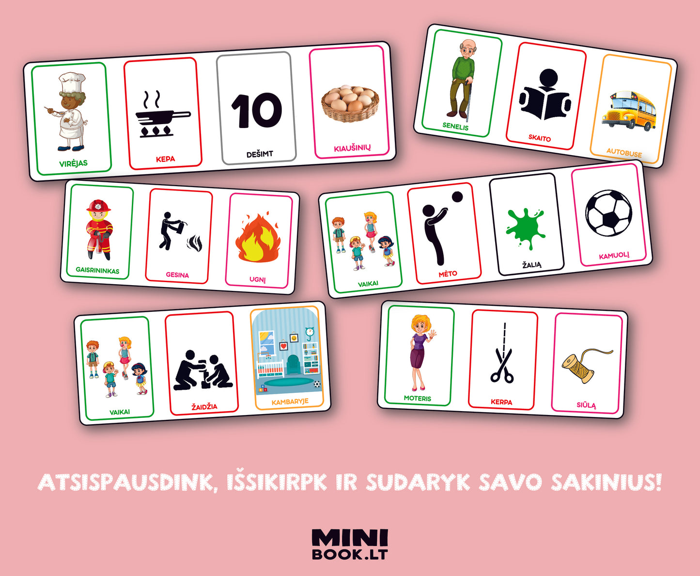 Sakinių kortelės (PDF failas)