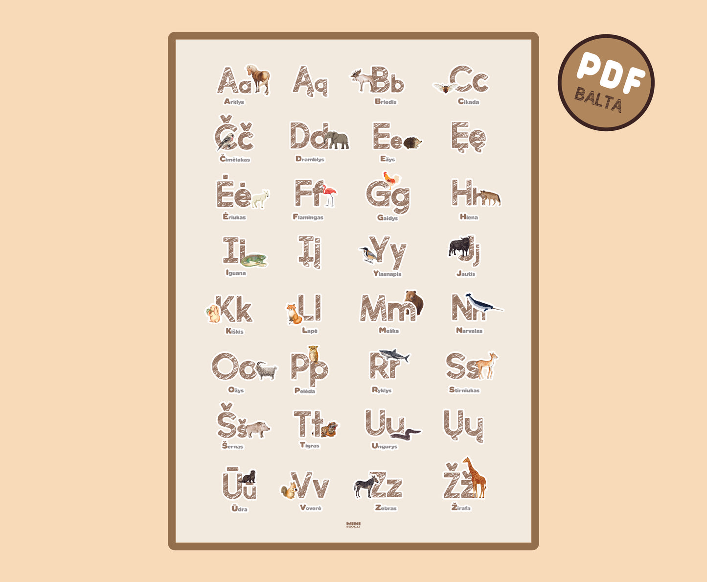 Lavinamasis ABĖCĖLĖS plakatas (PDF formatu)