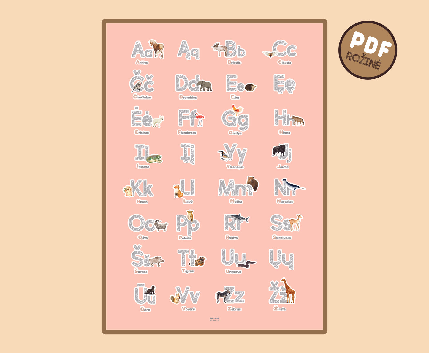 Lavinamasis ABĖCĖLĖS plakatas (PDF formatu)