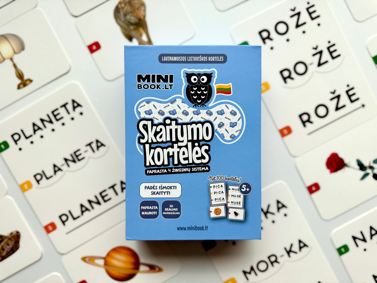 Lavinamosios SKAITYMO kortelės