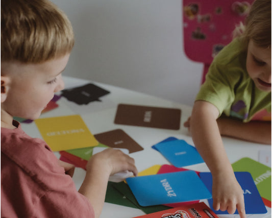 Lavinamieji edukaciniai žaislai Minibook.lt lavinamosios kortelės