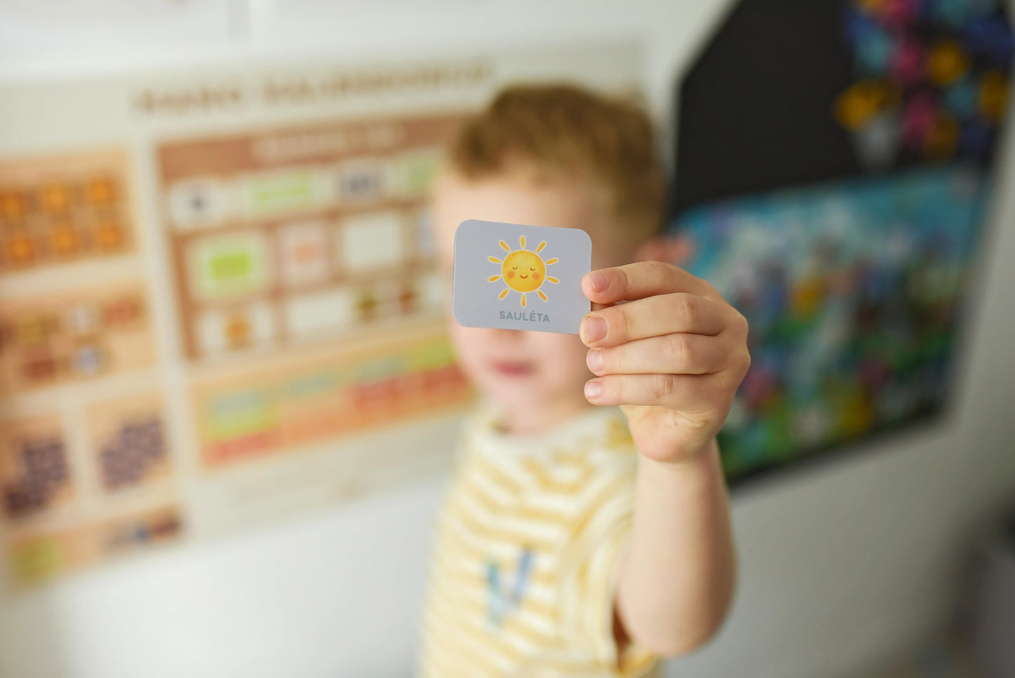 Magnetinė ugdymo lenta “MANO KALENDORIUS”