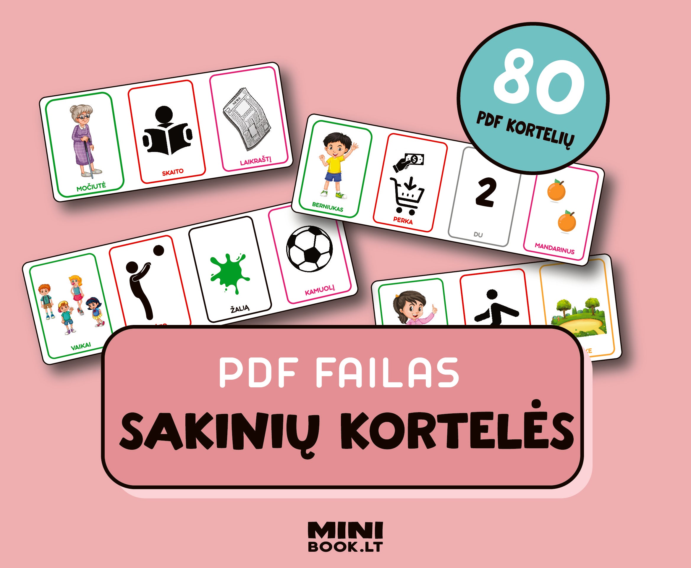 Sakinių kortelės (PDF failas) – minibook.lt