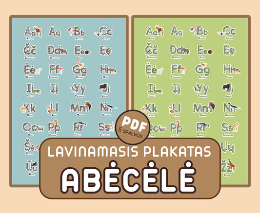Lavinamasis ABĖCĖLĖS plakatas (PDF formatu)