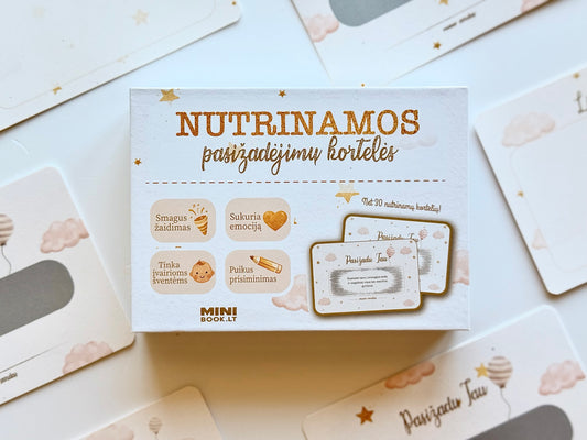 Nutrinamos pasižadėjimų ir palinkėjimų kortelės