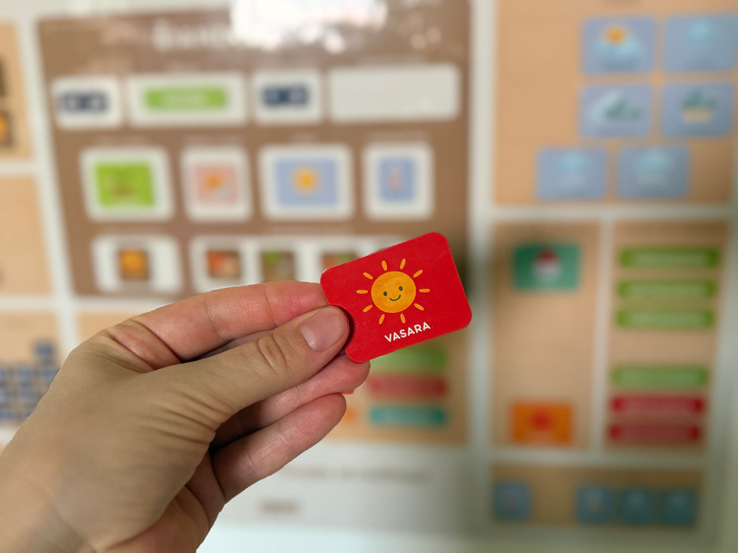 Magnetinė ugdymo lenta “MANO KALENDORIUS”